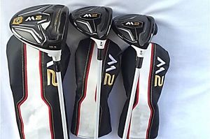 2016 Men's Taylormade M2 Woods Set (Driver, 3 & 5 woods) Graphite Regular Flex