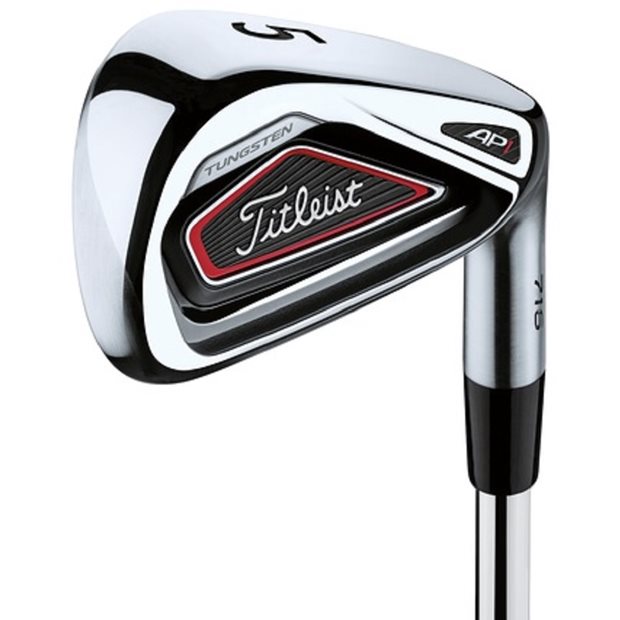 Left Handed Titleist Golf Clubs Ap1 716 4-Pw, Aw Iron Set Stiff Steel Very Good image 1