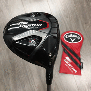 "USED" CALLAWAY BIG BERTHA ALPHA 816 DOUBLE DIAMOND 9 DEGREE DRIVER / X-STIFF