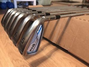 *** Barely used Ping i Iron Set (5-U) KBS Tour V Shaft Yellow Dot ***