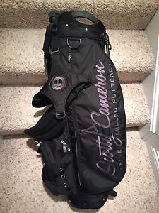 Scotty Cameron black Circle T (CT) stand bag, golf bag, retired