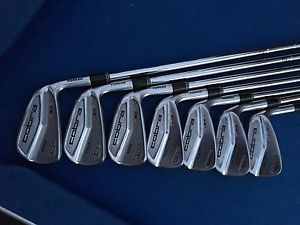 Cobra Amp Cell Pro Forged Irons 4-PW S300 DG Stiff Shafts 8/10 Quality Grips