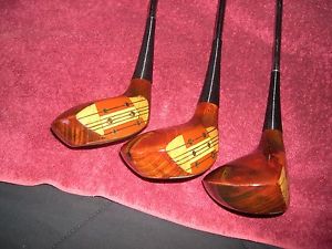 1950s MacGregor Tourney M75W, Super-Eye-O-Matic Woods Set 1,2,3 - New Old Stock