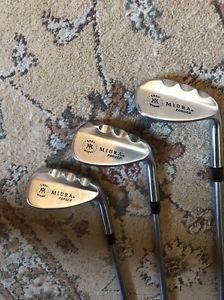 1957 Miura 52, 56, And 60 Degree Wedges K Grind Kbs Tour Shafts C Taper 130 X