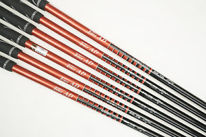 [USED] Graphite Design TourAD Tour AD AD-75<S> Shafts 6pcs for 5-PW irons.36.75"