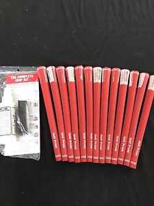 13 X Golf Pride Tour Velvet Cord Red Std Grips and Brampton Grip Kit
