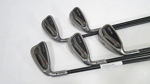 -LH- PING G25 Black Dot IRONS (7-PW,UW) IRON SET w/ Graphite SOFT-REGULAR Shafts