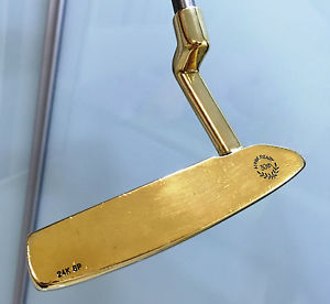 Collectible Rare Honma CB8055 30th Anniversary 24K Gold Plated Face Putter