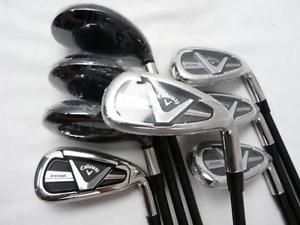 *MINT* Callaway Golf Edge 2014 Iron Set 4H-6H, 7-PW, AW Graphite Regular Right