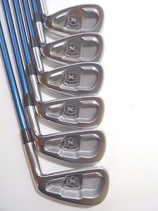 2009 Callaway X-Forged 5-PW Iron Set 4 Hybrid Maxfli Right Stiff Tour Wrap