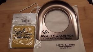 Authentic Scotty cameron milled putting cup w/b, oil cloth,brand new never used
