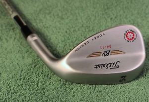 "NEW" RH Titleist Vokey Spin Milled Tour Chrome 54* Loft 11* Bounce 2009 Wedge