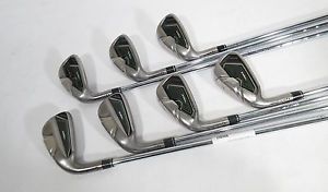 -LH- TAYLOR MADE RBZ ROCKETBALLZ IRONS (4-PW) Steel REGULAR Flex (LEFT-HANDED)