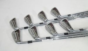 -LH- TAYLOR MADE 2014 TOUR PREFERRED CB IRONS (3-PW) w/ KBS Tour-V 110 STIFF