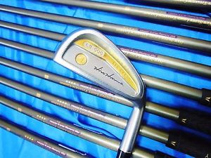 10pc K18 Gold 4star HONMA LB-606 NEW H&F Gold Line R-Flex IRONS SET Golf inv 597