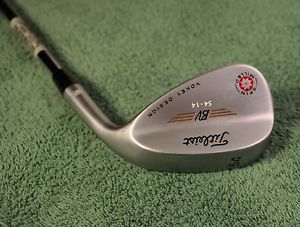 "NEW" RH Titleist Vokey Spin Milled Tour Chrome 54 Loft 14 Bounce 2009 Wedge