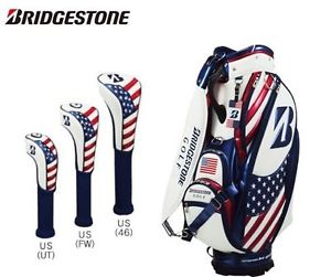 [Set] Major Limited Bridgestone Caddy Cbg770 (Us) Head Cover (46 / Fw / Ut) Snew