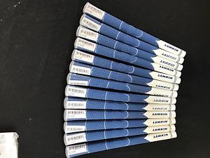 13 X New Lamkin Z5 Blue and White Genuine Golf Grip Midsize