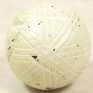 ANTIQUE GOLF BALL HENLEY UNION JACK PATTERN GUTTY VINTAGE CIRCA 1890'S RARE