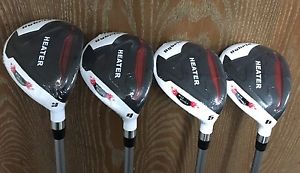 +1" Heater Blue Angels Taylor Fit #3,4,5,6 graphite Senior flex, Hybrid golf set