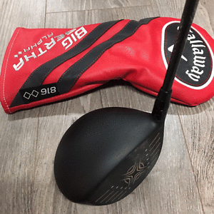 "USED"CALLAWAY BIGBERTHA ALPHA 816 DOUBLE DIAMOND 10.5 DEGREE DRIVER ROGUE STIFF