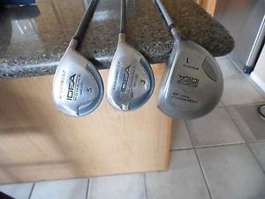 11 club Lady Adams Idea A2OS hybrid iron set w/ Adams Idea A2OS Woods!!