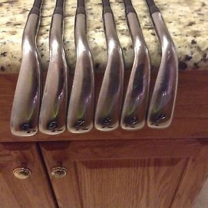 USED RH ADAMS GOLF IDEA SUPER S 5-PW IRON SET KURO KAGE STIFF GRAPHITE