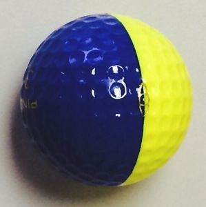 Ping Golf Ball Eye *GOLD* Writing Dark BLUE YELLOW *RARE* Metallic Karsten