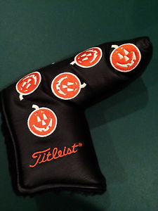 2004 Scotty Cameron pumpkin jack o lantern halloween putter head cover