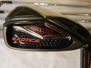 *NEW* TOUR EDGE EXOTICS XCG-6 IRON SET / 4-PW / TT Steel / Regular Flex / RH
