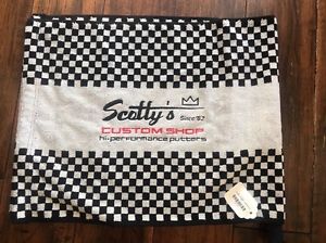 SCOTTY CAMERON TITLEIST Custom Shop Hi Performance Golf Towel CHECKERBOARD RARE