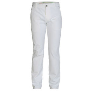Alberto Uomo Pantaloni da golf PRO 3XDRY Dispositivo raffreddamento bianco