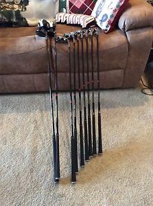 M-2 Taylormade M-flex R55 Irons 6-9 Pw Aw Sw