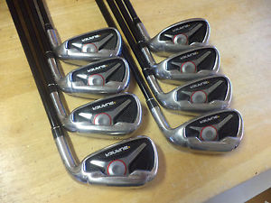 2009 TaylorMade Burner 4,5,6,7,8,9,PW,SW IRONS IRON Set 4-PW,SW Graphite R-Flex