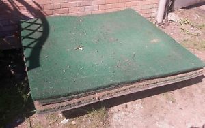 12 golf driving range mats