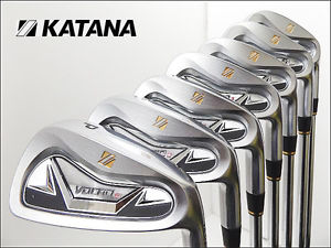 [USED] KATANA GOLF JAPAN VOLTiOⅢ FORGED IRON SET #4-9,P (7clubs) N.S.PRO 950GH R
