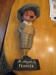 Early 1900s Original PENFOLD Man Pro shop Display "He Played A Penfold" RARE!