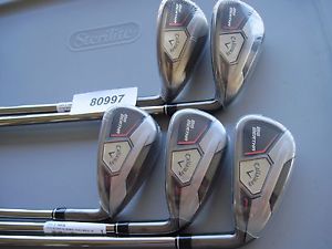 2015 Callaway Big Bertha Irons 7-SW  5 pc  Recoil Regular Flex +1"  NEW  #80930