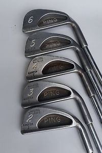 Vintage Original Karsten Ping Heel Toe Balance 2-9,PW SW  Iron Set