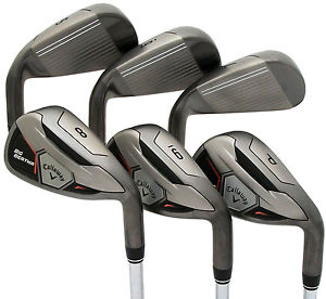 -New- CALLAWAY '2015 BIG BERTHA IRONS IRON SET 4-PW,SW Graphite Regular Flex