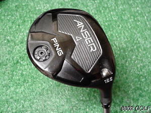 Very Nice Ping Anser 16.5 degree 4 Wood TFC 800 F Graphite Regular Flex