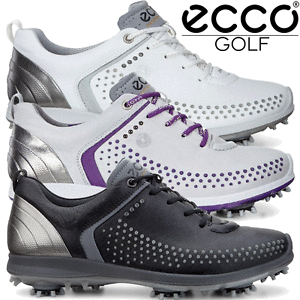"NEW 2017" ECCO BIOM G2 WATERPROOF YAK LEATHER LADIES SPIKED GOLF SHOES