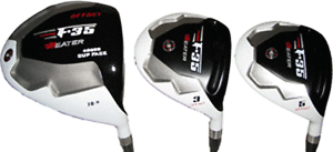 +1" Heater F-35 Offset Slice Stopper 10.5 Driver, 3, 5 Graphite Regular Wood Set