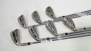 (Left-Handed) PING 2016 G SERIES Yellow Dot IRONS (5-PW,SW) - Steel REGULAR Flex