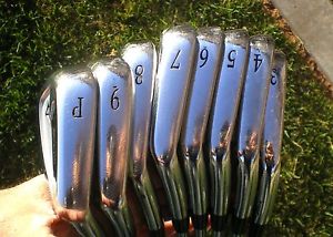 VERY NICE SET OF MIZUNO MP-59 IRONS, 3-PW PROJECT X 6.0 STIFF, DRITAC GRIPS