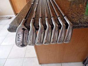 10 club men's Adams Idea Tech A4OS hybrid iron set including Adams woods.