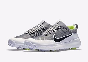 $200 NEW Nike FI Premiere Waterproof Golf Shoes Size 10 White Gray Black
