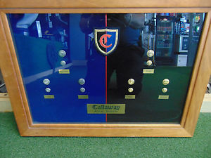 "Rare" Callaway Golf Brazer Buttons Framed & Matted Display 18" x 24"