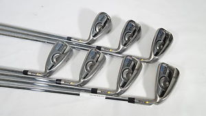 '2016 PING G SERIES Yellow Dot IRONS (5-PW,SW) IRON SET - Steel REGULAR Flex