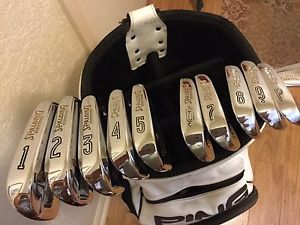 1990 SPALDING TOUR EDITION Forged GOLF IRONS 1-9,PW,SW -Pers 1,3,4,5 Woods MINT!